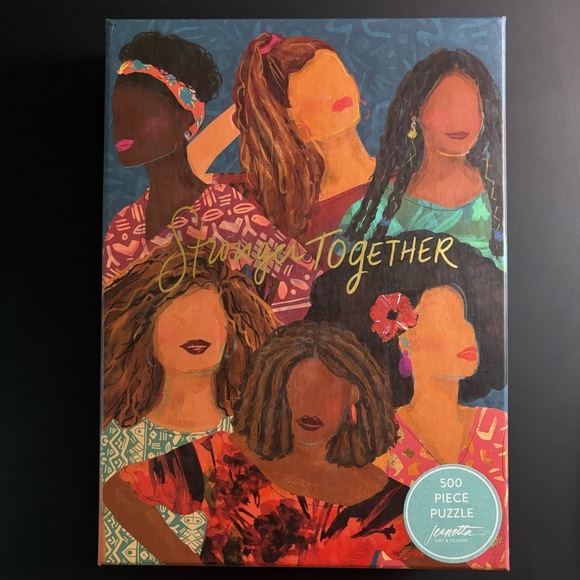 Jeanetta Art & Design Other - Stronger Together 500 Piece Puzzle by Jeanetta Gonzales